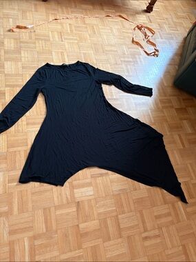 Killstar Black Asymmetric Long Sleeve Women’s tunic